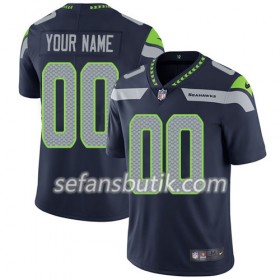 Seattle Seahawks Tröjor Custom Navy Blå - Herr